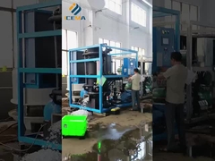 Maszyna lodowa rurkowa wprowadzana do eksploatacji