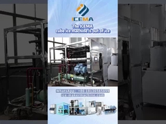 Miejsce uruchomienia przemysłowych maszyn lodowych do granulowania