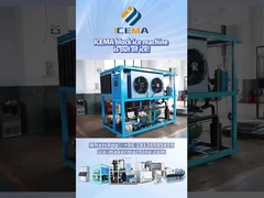 Maszyna blokująca lód robi lód