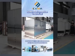 maszyna lodowa kostkowa w procesie odlodowania