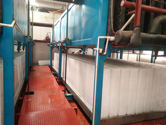 Mały bezpośredni blok chłodzący Maszyna do lodu 5t 380V Chłodzenie powietrzem i wodą