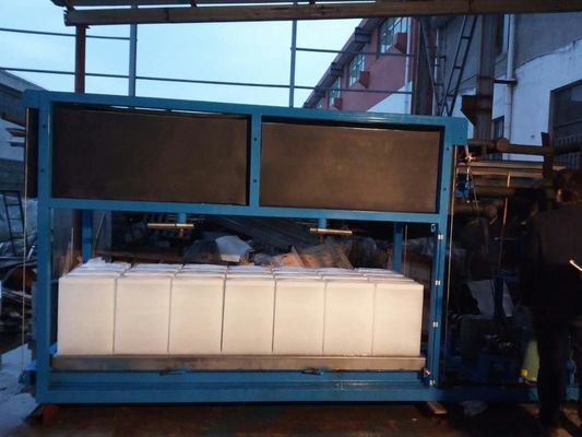 Mały bezpośredni blok chłodzący Maszyna do lodu 5t 380V Chłodzenie powietrzem i wodą