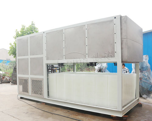 5000KG 5T Bezpośredni blok chłodzący Maszyna do lodu CE 1800W