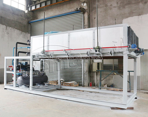 20T Clear Ice Block Making Machine Chłodzenie świeżą wodą
