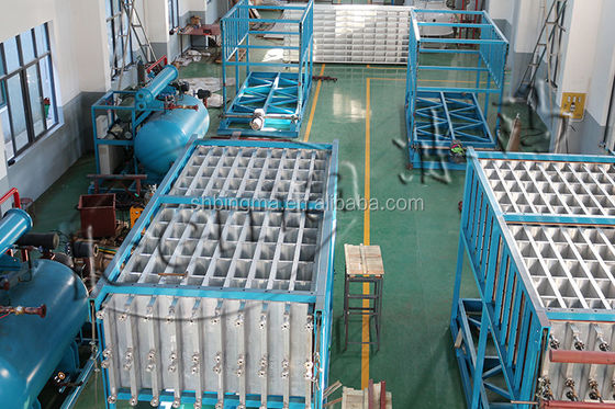 20T Clear Ice Block Making Machine Chłodzenie świeżą wodą