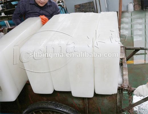 Świeża woda 10T Przemysłowa kostkarka do lodu 10000kg 10T / 24H