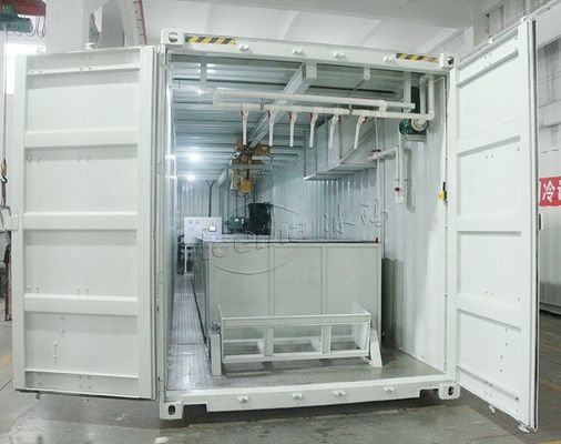 Automatyczna maszyna do lodu w pojemnikach 220V 380V 410V 415V 440V 460V do sprzedaży świeżych owoców morza łowisk lodowych