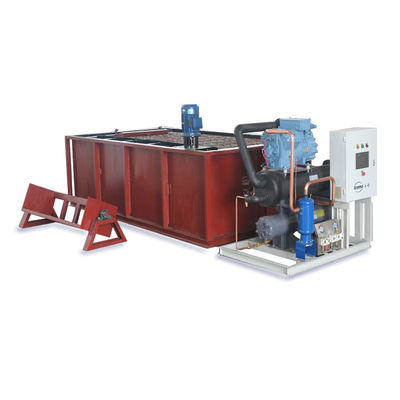 3T 5T ​​10T Blok chłodniczy solanki Maszyna do lodu 12,37 kW