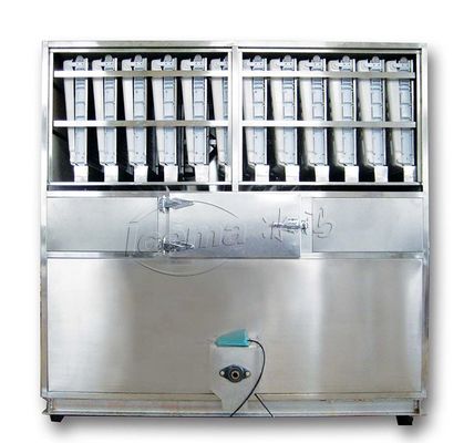 Automatyczna maszyna do produkcji kostek lodu Przemysłowa 8T / 24h dla kawiarni Przemysł napojów Ice Factory