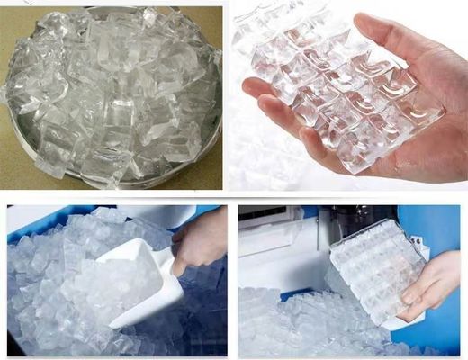 Automatyczna maszyna do produkcji kostek lodu Przemysłowa 8T / 24h dla kawiarni Przemysł napojów Ice Factory