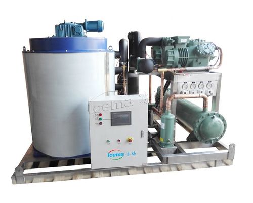 5 ton komercyjna maszyna do płatków lodu z wodą morską 20,5 kW