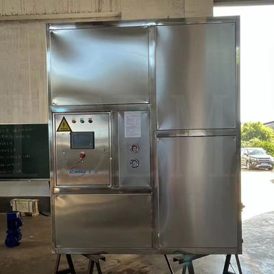 Oszczędność energii ICEMA 1T-10T Przemysłowa maszyna lodowa z kostką do przemysłu spożywczego i napojów