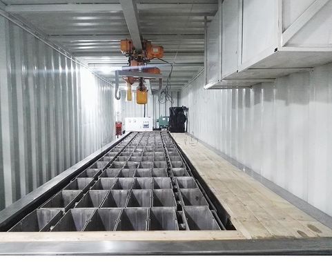 Sklep spożywczy Pojemnik przemysłowy Blok lodowca Lodowiec Waga 25kg 50kg 100kg Konsumpcja