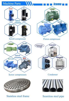 Machina do tworzenia lodu rurkowego Expo 5T 8T 10T z automatyczną obsługą i oszczędnością energii