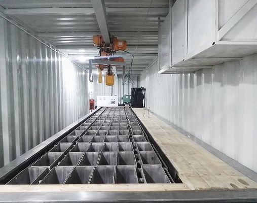 2000 KG lodówka z lodem w bloku kontenerowym chłodzona powietrzem dla wysokiej wydajności i konkurencyjności
