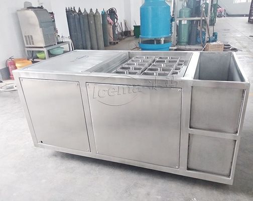 Mini Lodowiec 1 Tonowa Kompaktna Maszyna Bloku Lodowego z Komponentami Schneider Electric
