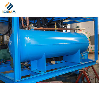 Przemysłowa 1 tonowa laminowa lodowa z silnikiem bezpośrednim 4600W