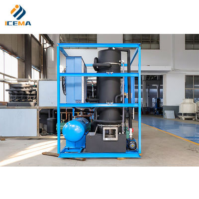 Przemysłowa 1 tonowa laminowa lodowa z silnikiem bezpośrednim 4600W