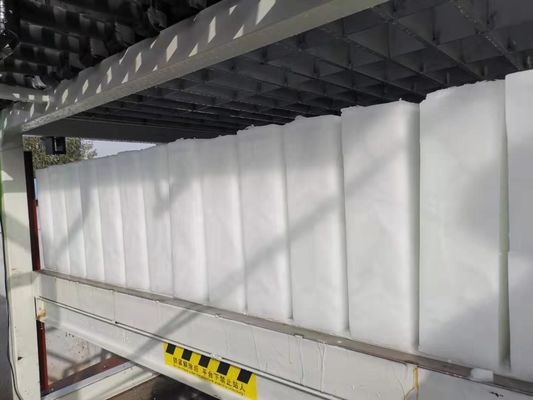 Projekt maszyny do produkcji lodu przemysłowego o pojemności 15 ton Bloki bezpośredniego chłodzenia Lód B 320x120x800 mm