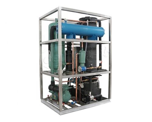Duża produkcja lodu 40 kW Cylindrical Tube Ice Machine TV50 dla arabskiego Bliskiego Wschodu
