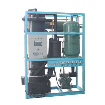 Duża produkcja lodu 40 kW Cylindrical Tube Ice Machine TV50 dla arabskiego Bliskiego Wschodu