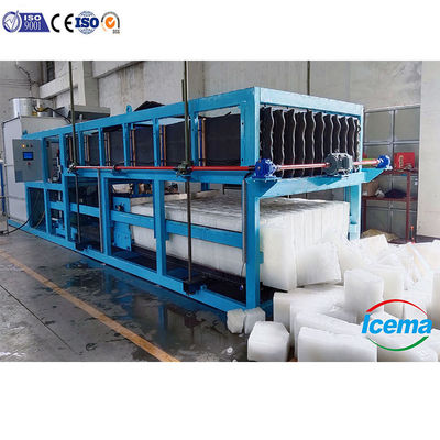 Icema Industrial Block Ice Maker Machine Wydajność 1t-30t Do użytku komercyjnego