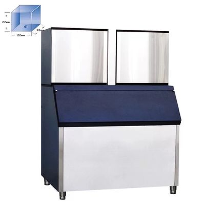 1245*645*760mm Komercyjna automatyczna maszyna do lodu w najnowszym modelu 700kg-1000kg/24h