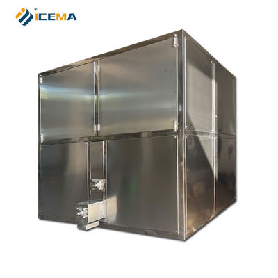 22*22*22mm Lód wielkość 1 ton 2 ton 3 ton Przemysłowa maszyna do robienia kostek lodu z mocą 10,5 kW