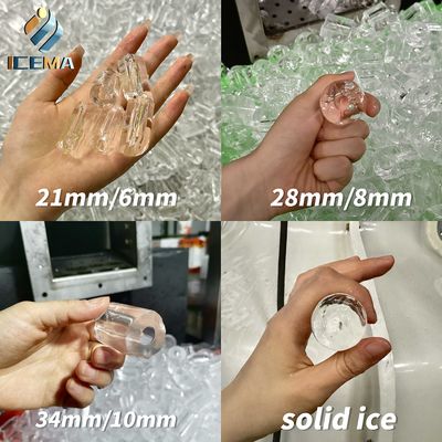 ICEMA Tube Ice Making Machine Dostosowywalny dzienny wydajność 1T-30T nadaje się do sprzedaży lodówki Hotele mogą być dostarczane z maszyny opakowaniowej worki lodowe