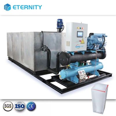 kupować 500 kg/dzień-50 ton/dzień Automatyczna maszyna lodowa z blokami solankowymi z chłodzoną powietrzem kondensacją online manufacture