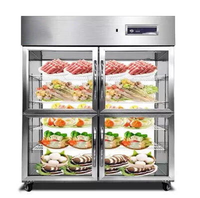 kupować 780L Kuchenny stół roboczy Lodówka z zamrażarką z czterema drzwiami online manufacture