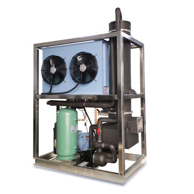 kupować Certyfikat CE 1T Tube Ice Maker Custom Tube Ice Machine 1000kg Ice Storage Emerson Engine Motor Gear PLC Pump online manufacture