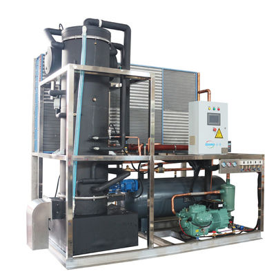Automatyczna maszyna do lodu w tubie 10T / 24H Handlowa dla Farm Sea For Food Bar rybny